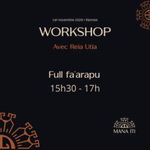 Workshop Reia Utia 2026 - Full fa'arapu